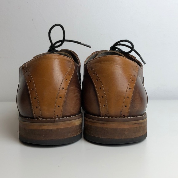 Gorgeous two tone Johnston & Murphy Brogue oxfords - Picture 4 of 7